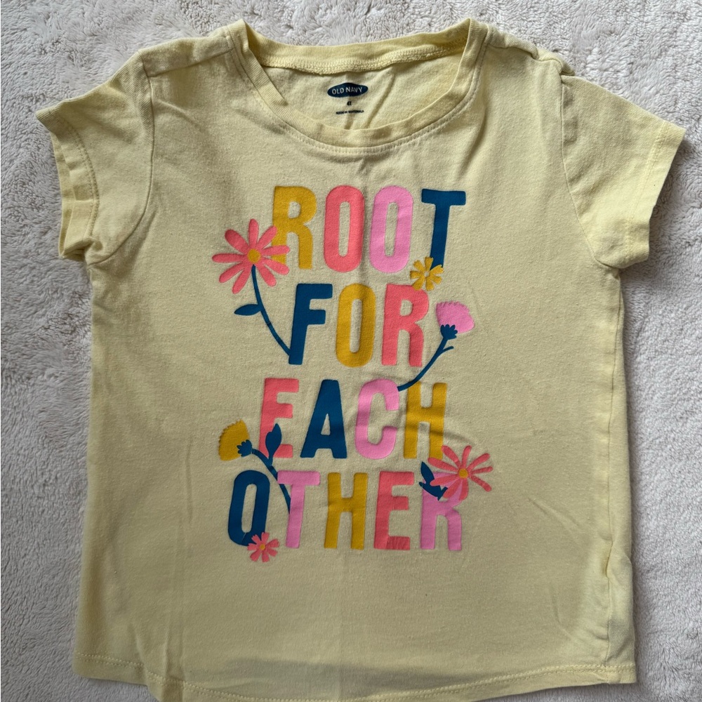 Old Navy Toddler Yellow Graphic T-Shirt